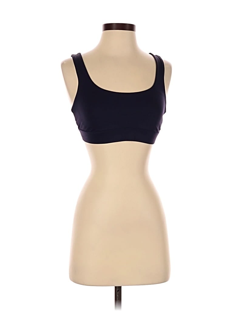 Pre-owned Vuori Sports Bra In Blue