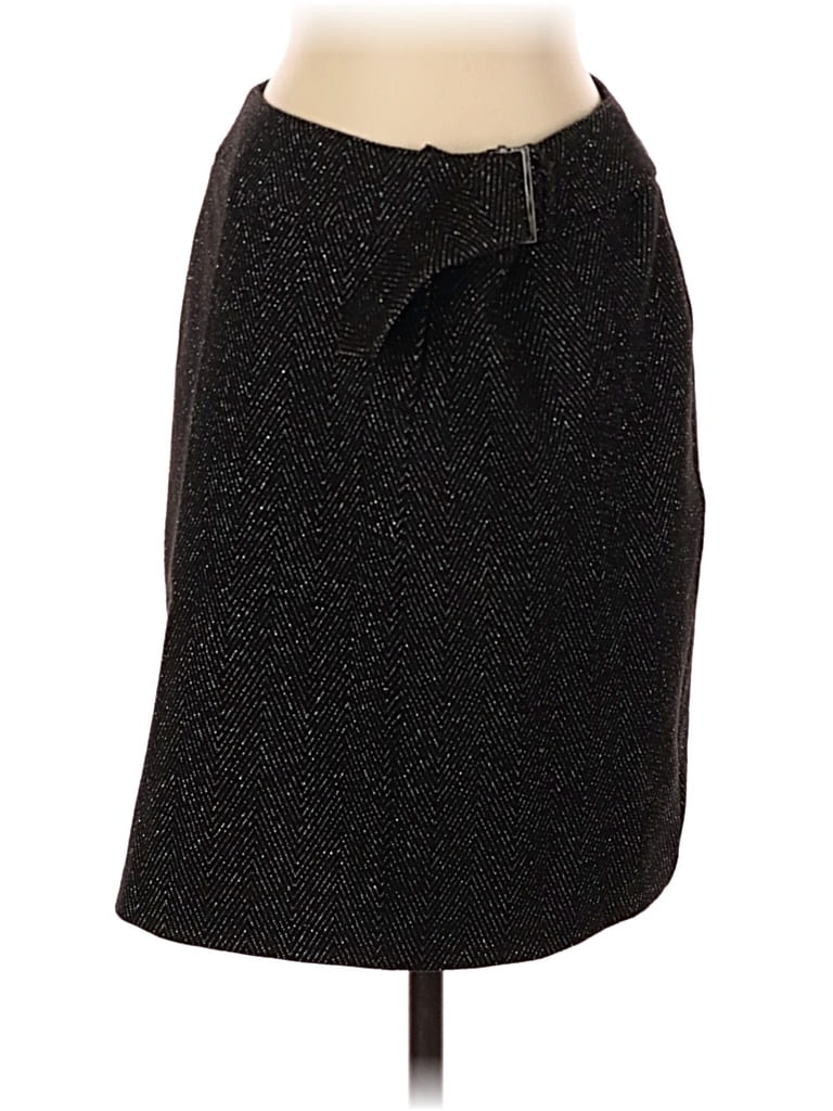 Pre-owned Express Formal Skirt In Gray
