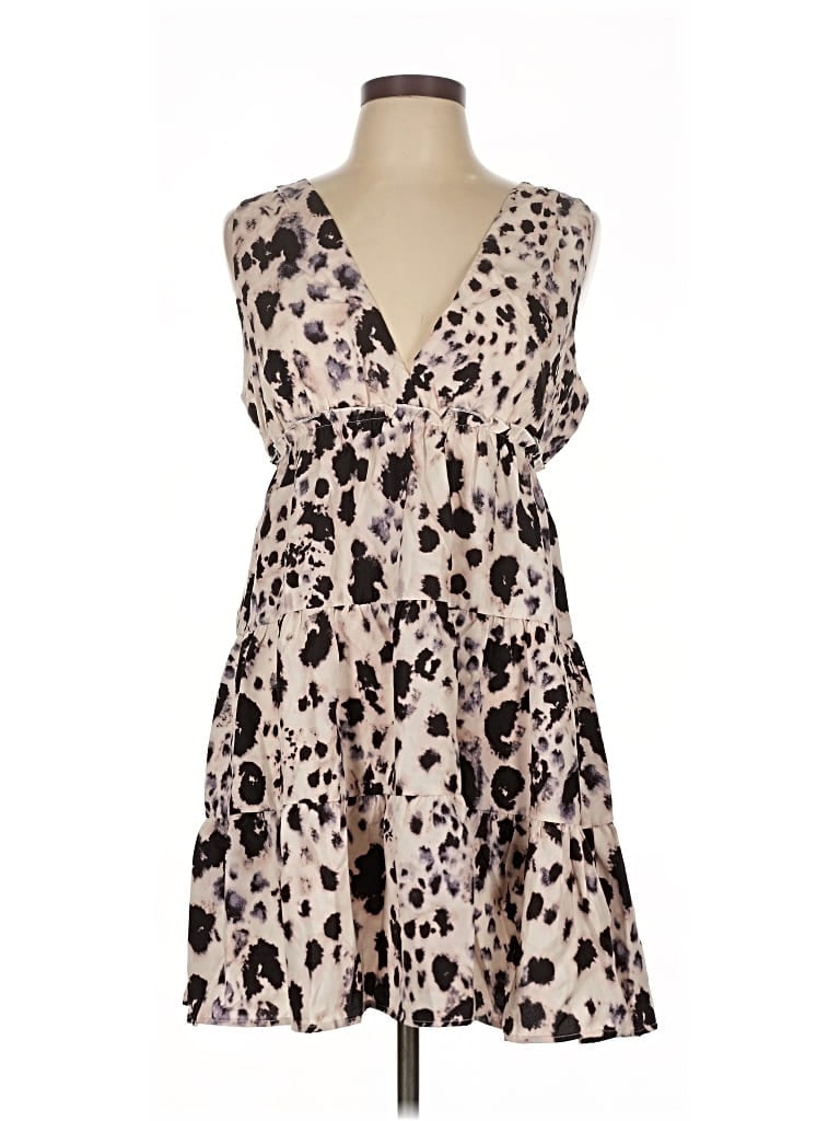 Pre-owned Millibon Cocktail Dress In Brown