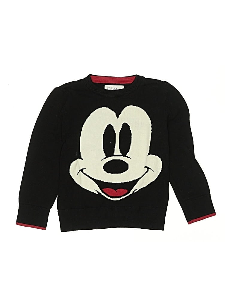 Pre-owned Disney For Baby Gap Kids' Pullover Sweater In Black