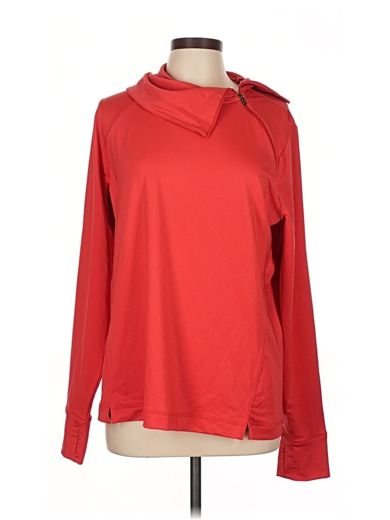 Pre-owned Jjill Sweatshirt In Red