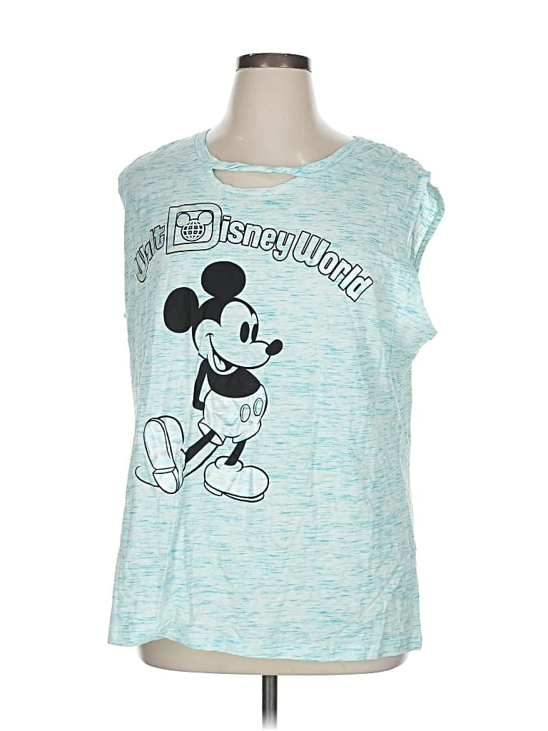 Pre-owned Disney Sleeveless T-shirt In Blue