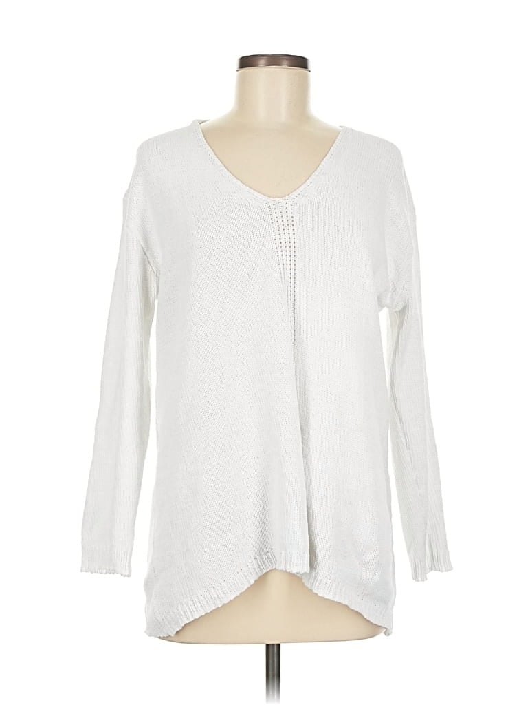 Pre-owned Philosophy Republic Clothing Long Sleeve Blouse In White
