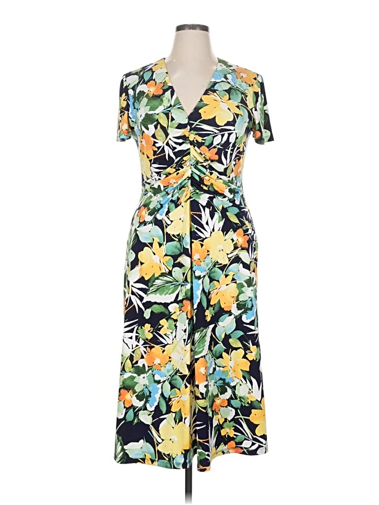 Pre-owned Maggy London Casual Dress In Yellow