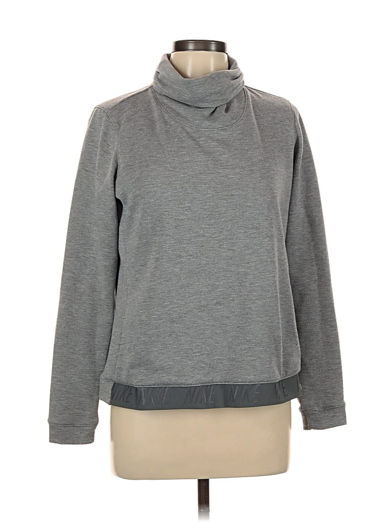 Pre-owned Nike Sweatshirt In Gray