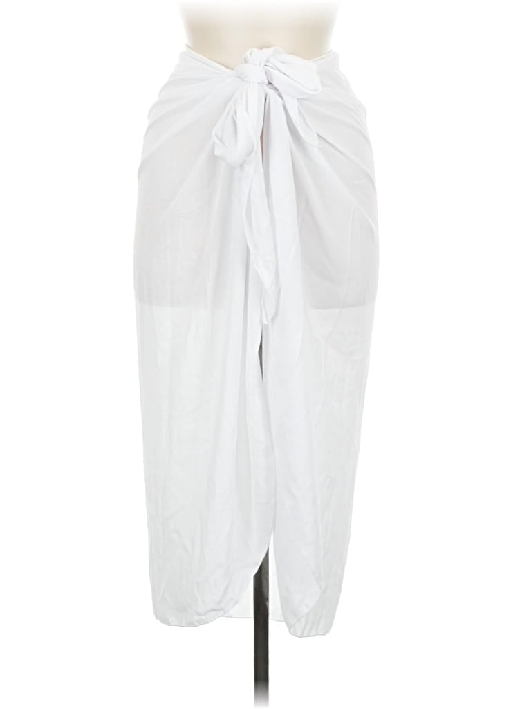 Pre-owned Dotti Casual Skirt In White