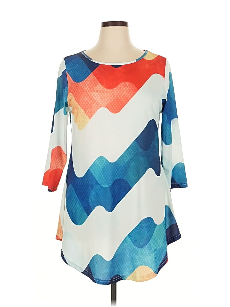 Pre-owned Lily By Firmiana Casual Dress In Blue