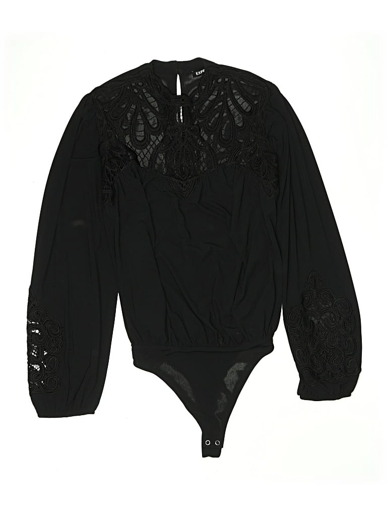 Pre-owned Express Bodysuit In Black