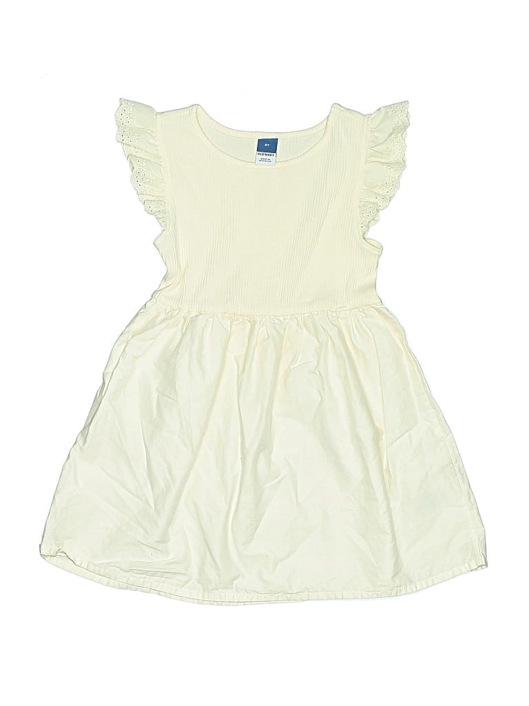 OLD NAVY Pre-owned Kids' Dress In White