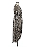 LUCCA 100% Polyester Animal Print Silver Cocktail Dress Size M - photo 4