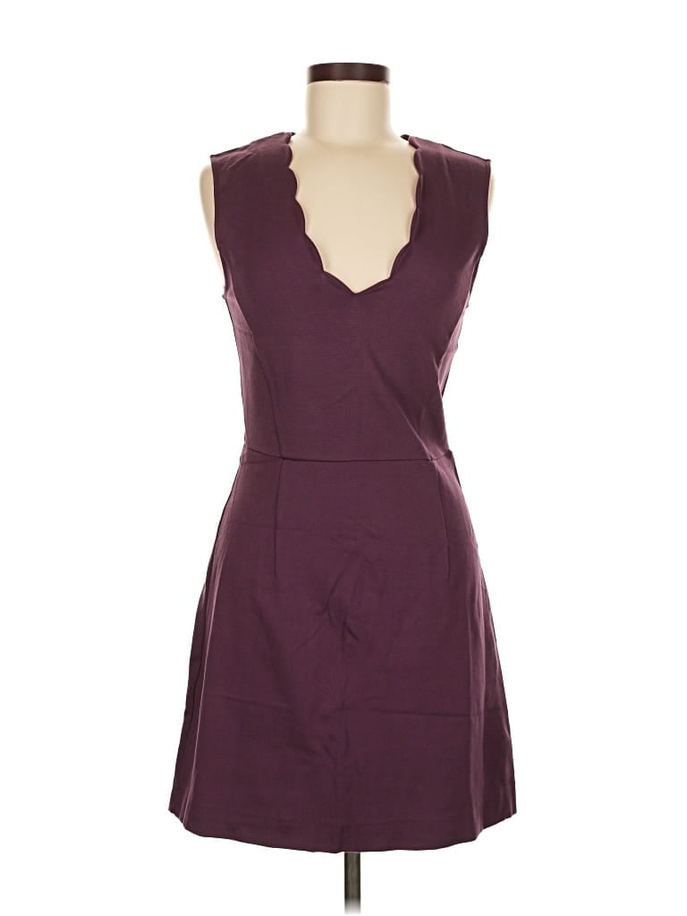 Pre-owned French Connection Cocktail Dress In Burgundy