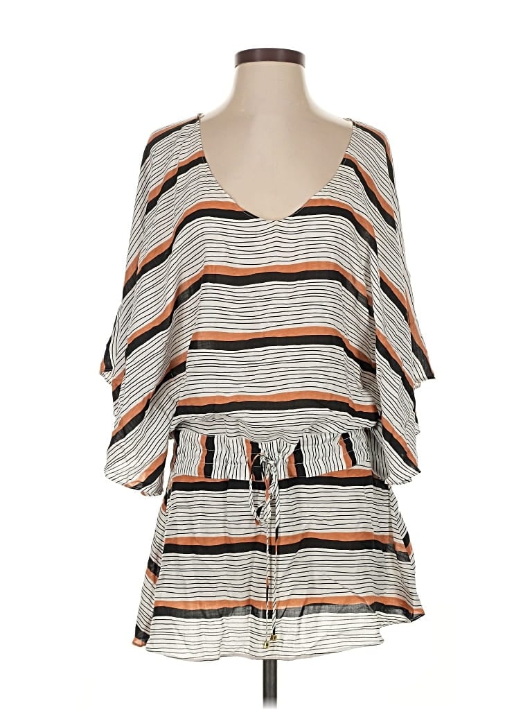 Pre-owned Vix By Paula Hermanny Casual Dress In Gray