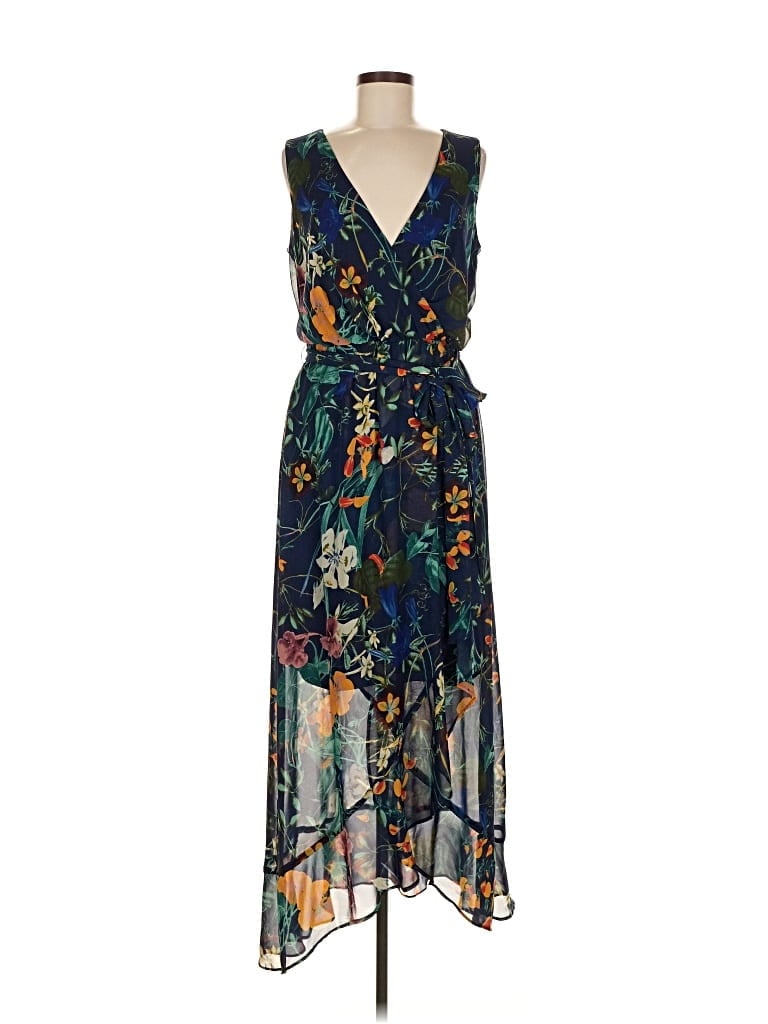 Pre-owned Sangria Cocktail Dress In Blue