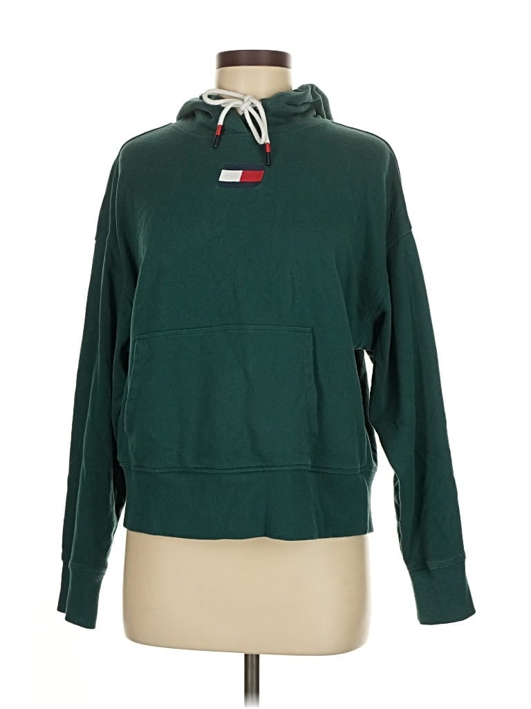 Pre-owned Tommy Hilfiger Sport Sweatshirt In Green