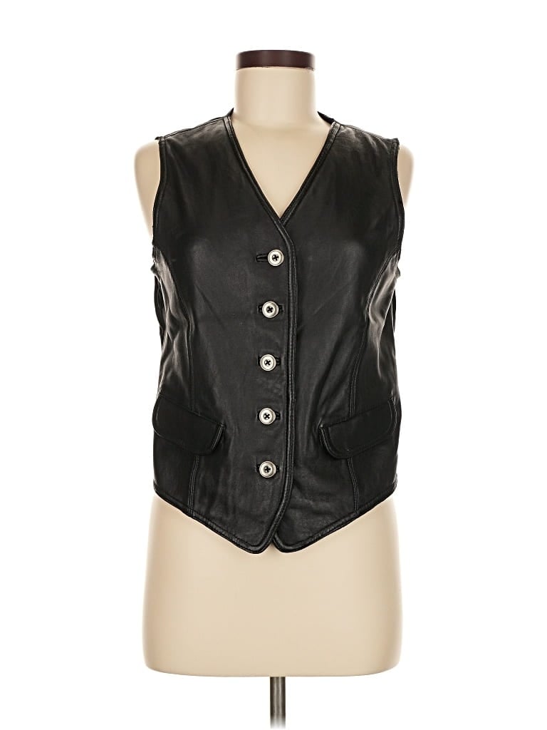 Pre-owned The Limited Vest In Black