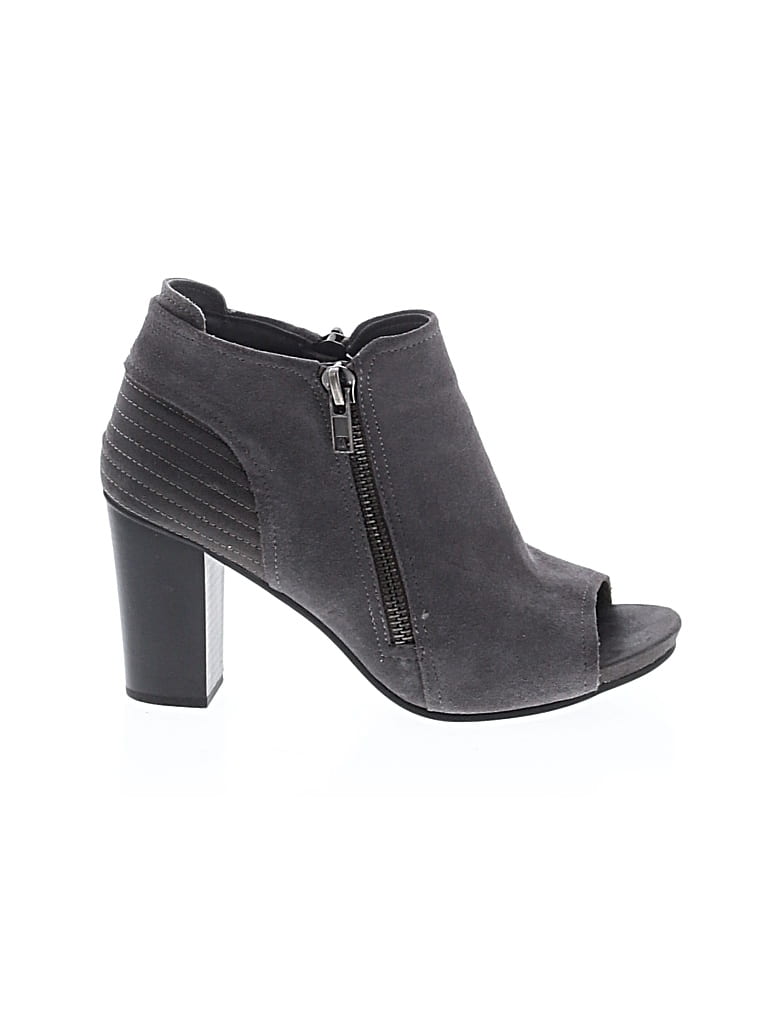 Pre-owned White House Black Market Ankle Boots In Gray
