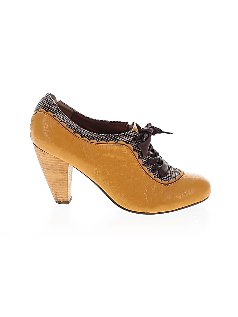 Pre-owned Assorted Brands Ankle Boots In Yellow