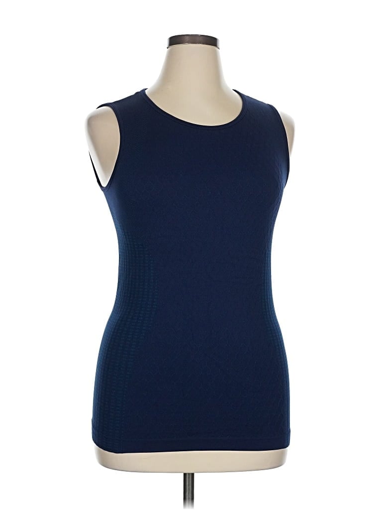Pre-owned Athleta Sleeveless T-shirt In Blue