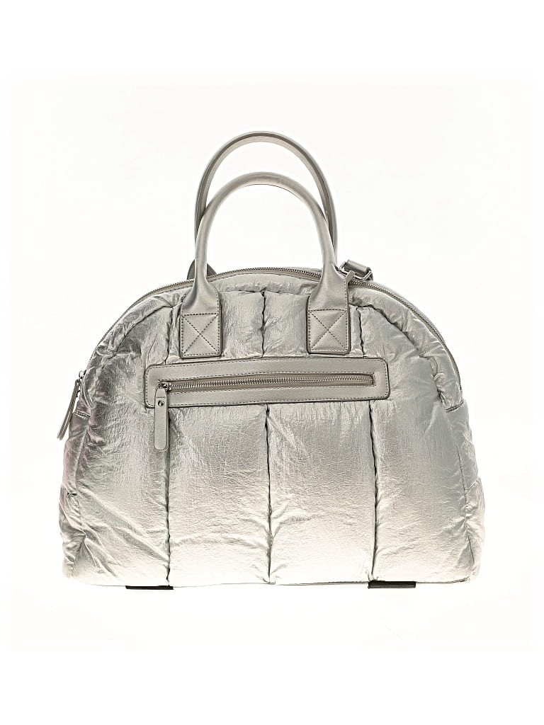 Pre-owned Sol And Selene Satchel In Silver