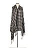 Liu-Jo 100% Acrylic Plaid Gray Wrap One size - photo 1