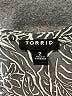 Torrid 100% Polyester Gray Short Sleeve Blouse Size 2X Plus (2) - photo 7