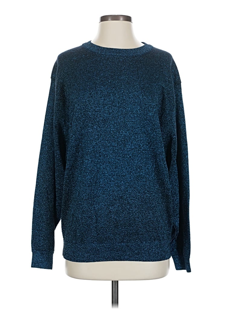 J.crew Collection Pullover Sweater In Blue