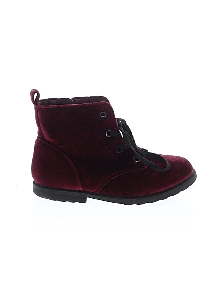 Pre-owned Cat & Jack Kids' Boots In Burgundy