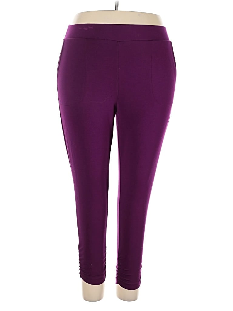 Pre-owned Studio By Torrid Active Pants In Purple