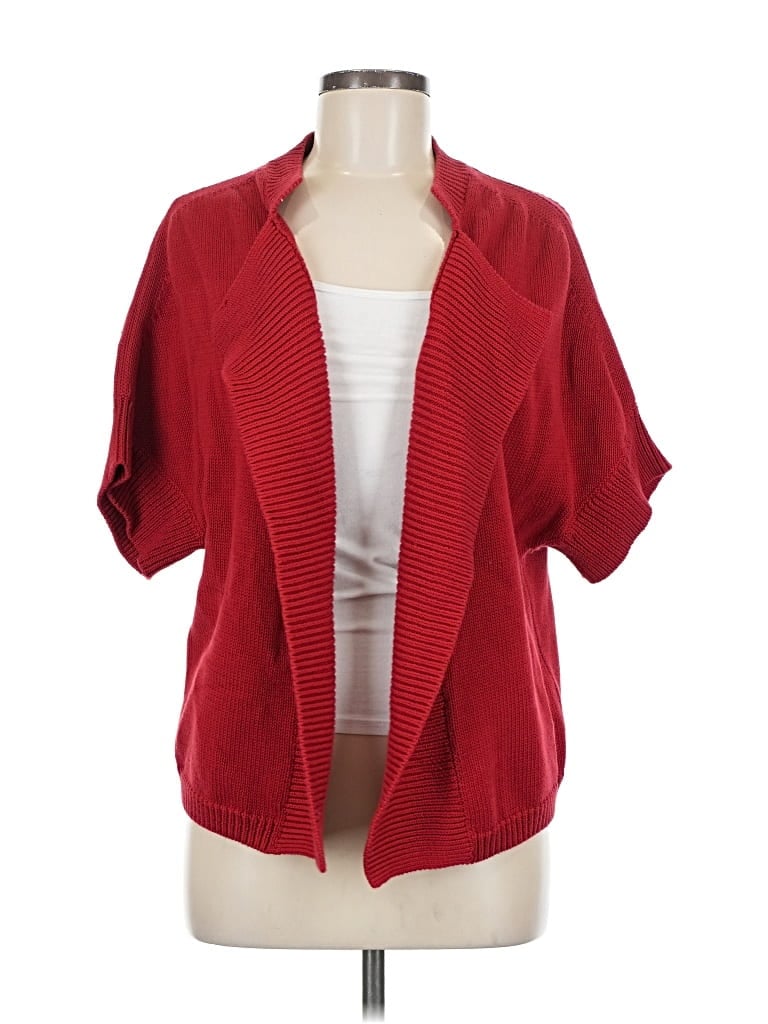 Pre-owned Talbots Cardigan Sweater In Red