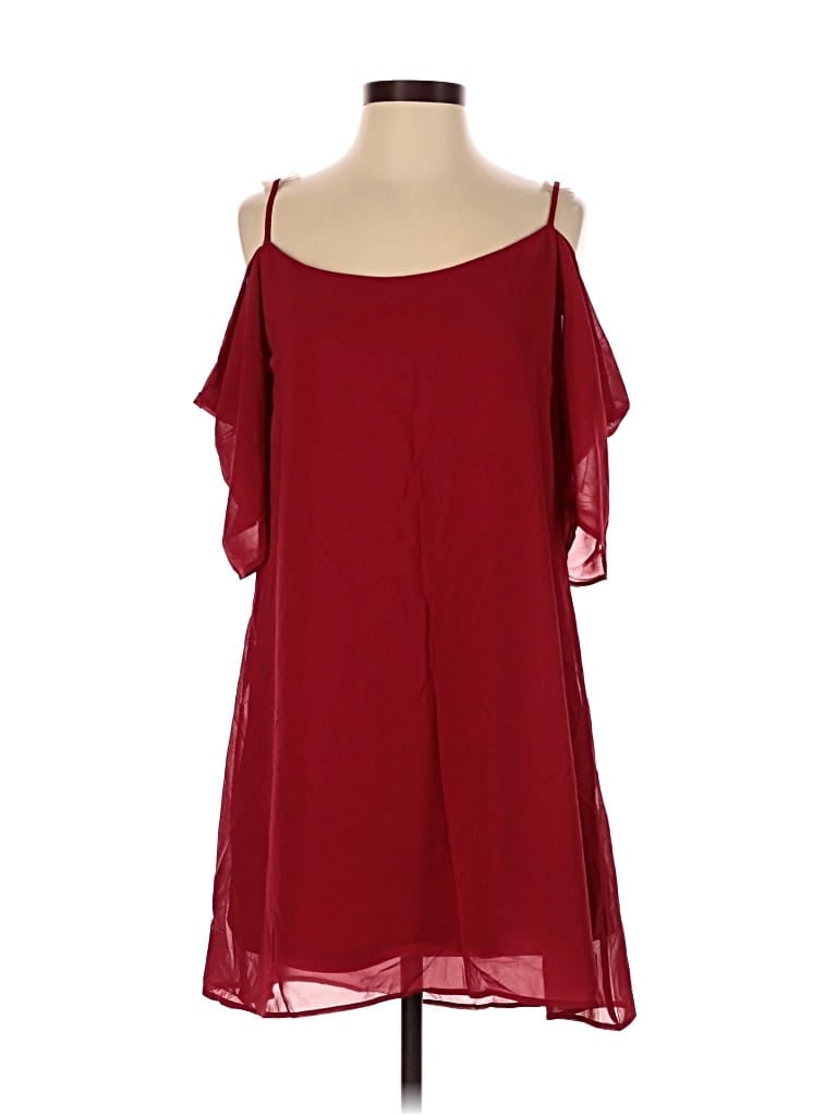 Pre-owned Unbranded Casual Dress In Red