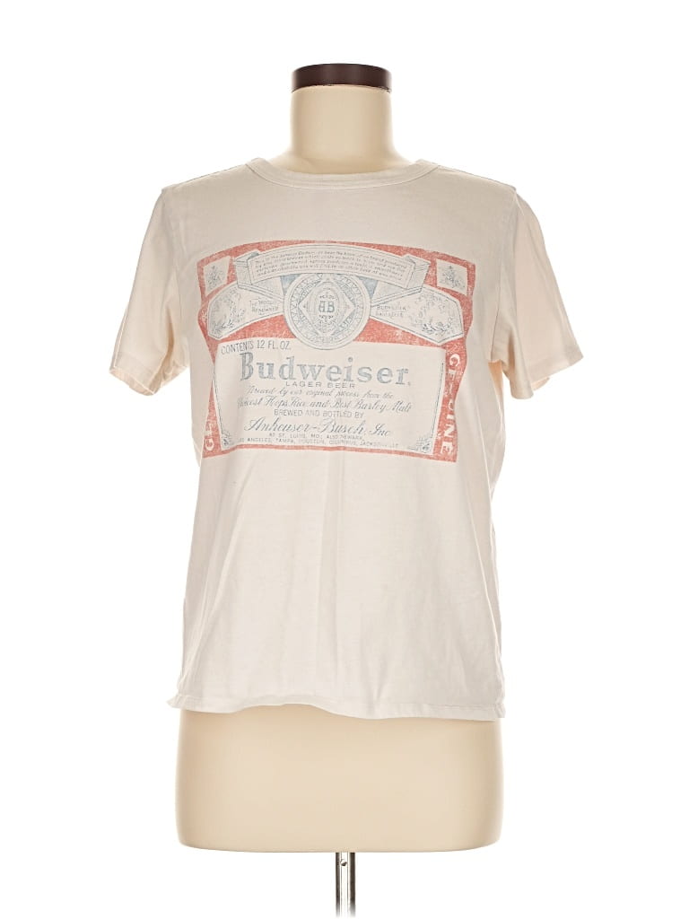 Pre-owned Hybrid Apparel Short Sleeve T-shirt In White