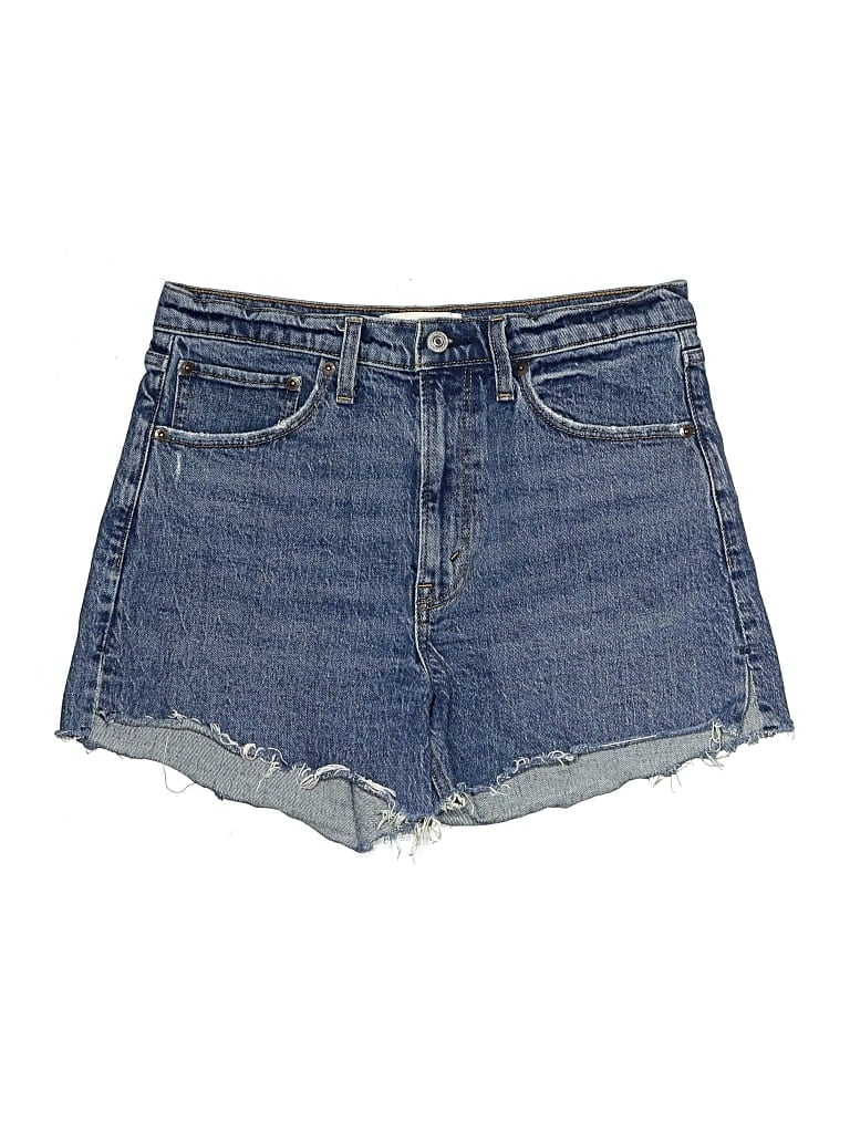 Pre-owned Abercrombie & Fitch Denim Shorts In Blue