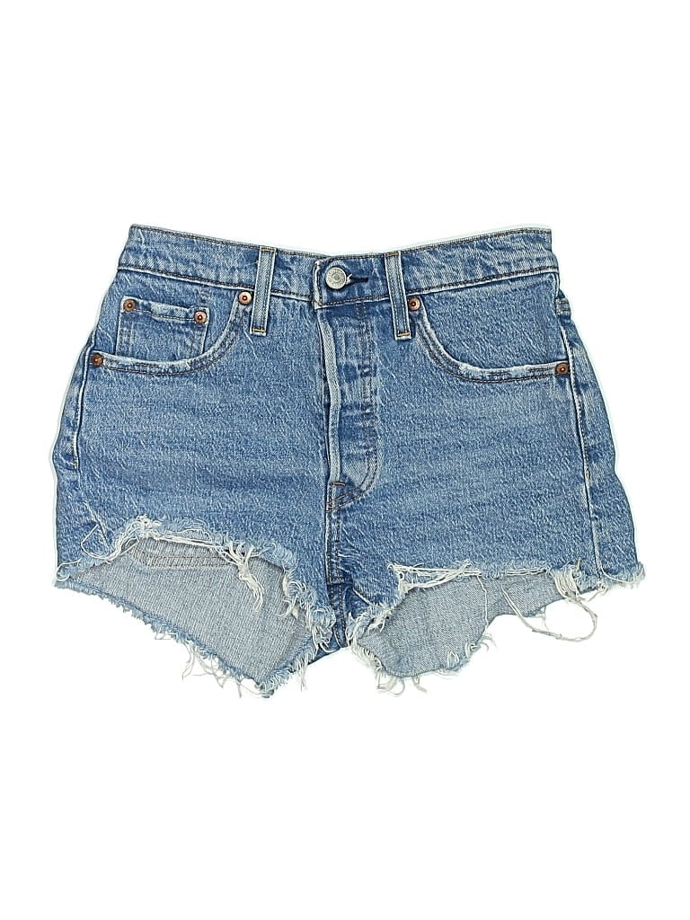 Pre-owned Levi's Denim Shorts In Blue