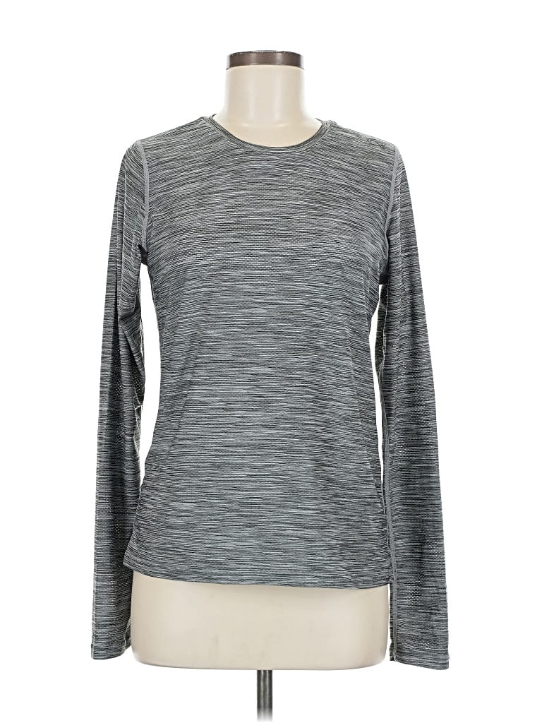 Pre-owned Tyr Long Sleeve T-shirt In Gray