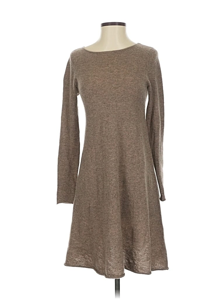 Pre-owned Autumn Cashmere Cashmere Pullover Sweater In Brown