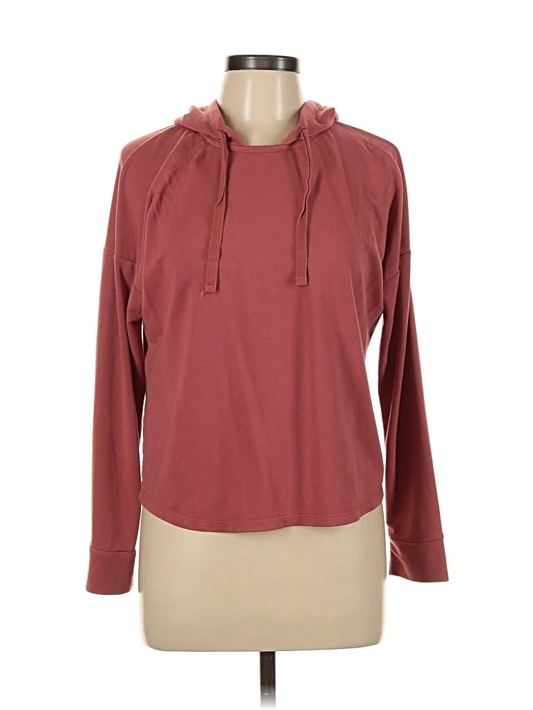 Pre-owned Adore Me Long Sleeve T-shirt In Burgundy