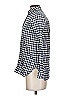 J.Crew Checkered-gingham Blue Long Sleeve Button-Down Shirt Size 00 - photo 5