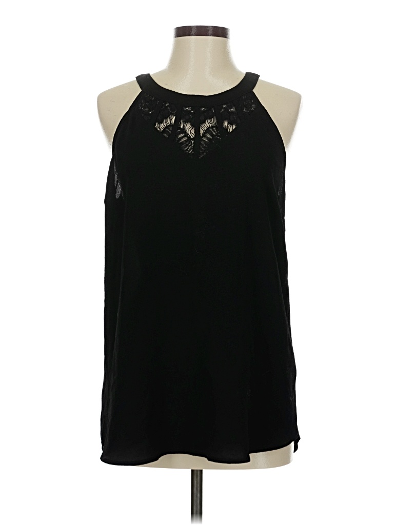 Pre-owned Market & Spruce Sleeveless Blouse In Black