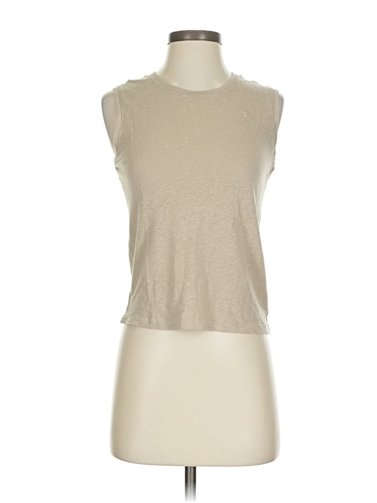 Pre-owned Athleta Sleeveless T-shirt In Brown