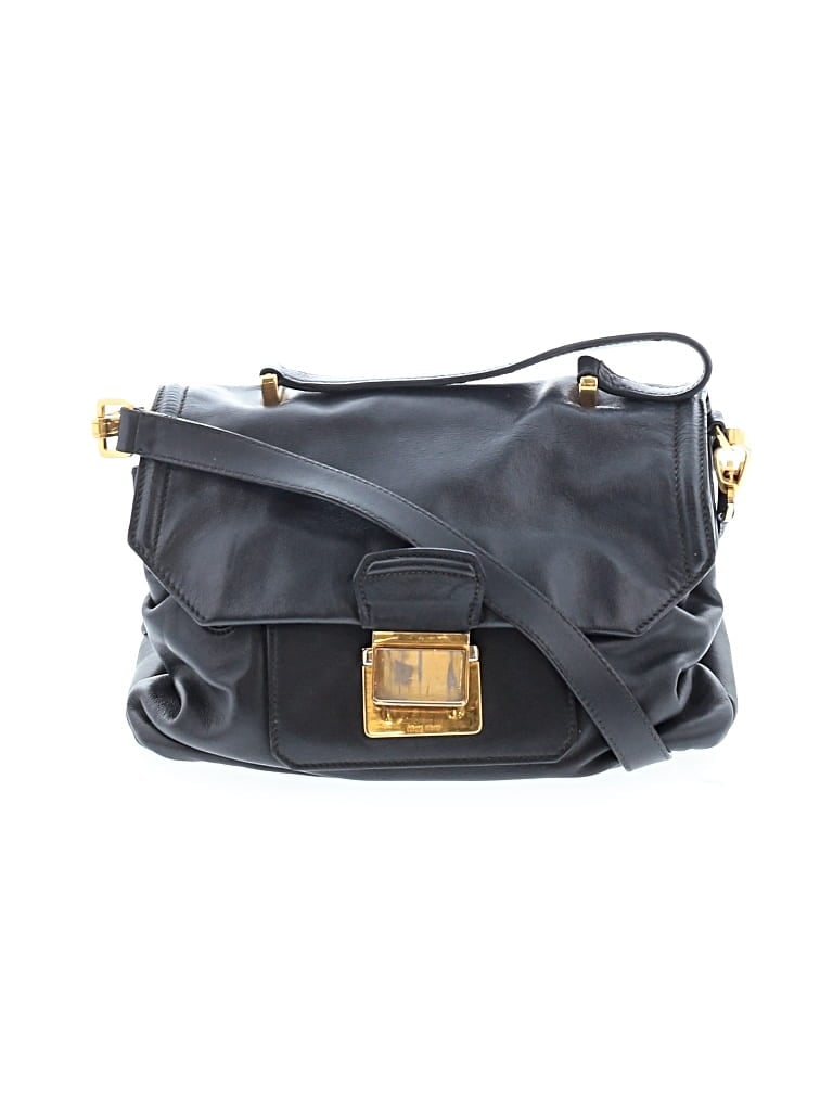 Pre-owned Miu Miu Satchel In Gray