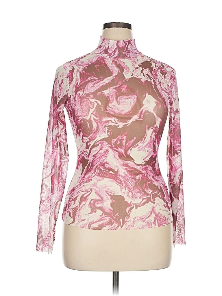Afrm Long Sleeve Blouse In Pink
