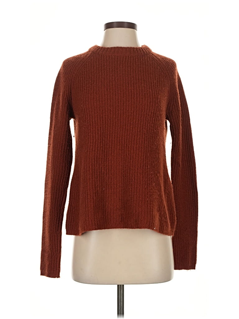 Pre-owned Jenni Kayne Cashmere Pullover Sweater In Brown