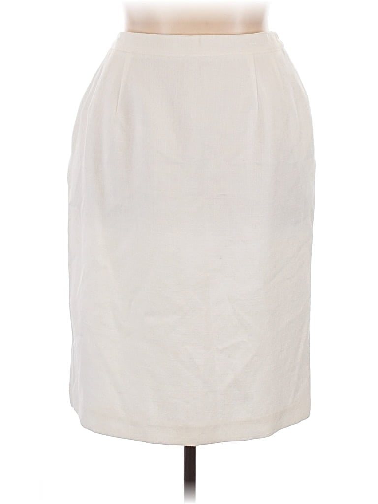 Pre-owned Worthington Formal Skirt In White