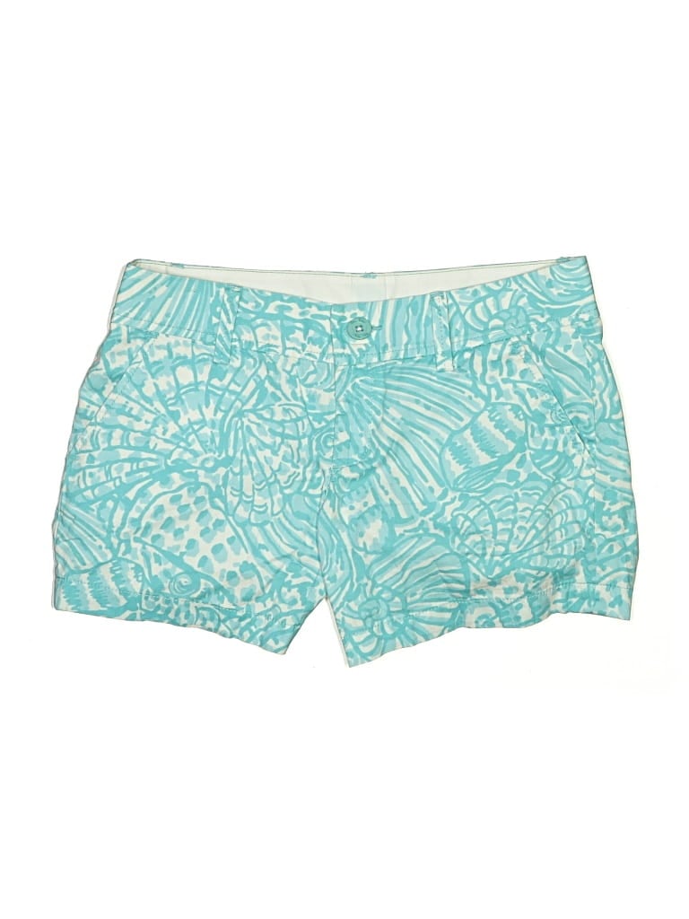 Pre-owned Lilly Pulitzer Khaki Shorts In Blue