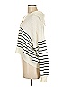 Shein 100% Acrylic Stripes Ivory Pullover Sweater Size 8 - 10 - photo 5