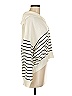 Shein 100% Acrylic Stripes Ivory Pullover Sweater Size 8 - 10 - photo 4