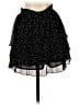 Zara 100% Polyester Stars Black Formal Skirt Size XS - photo 1