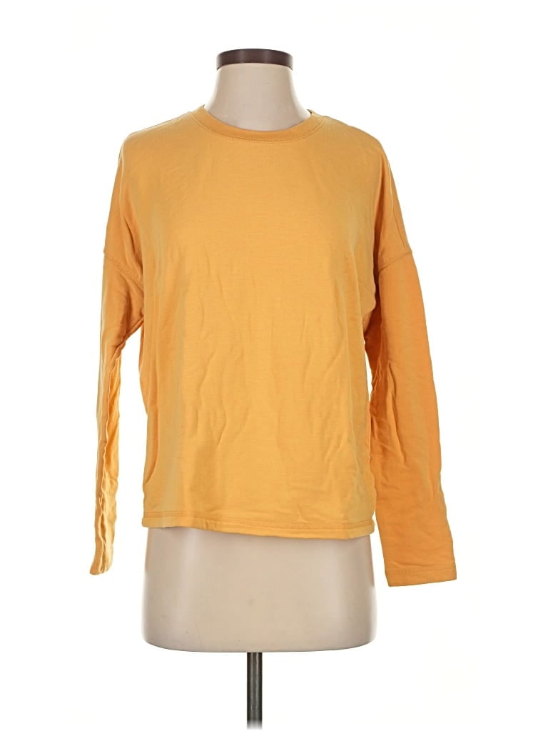 Pre-owned Mwl By Madewell Sweatshirt In Yellow
