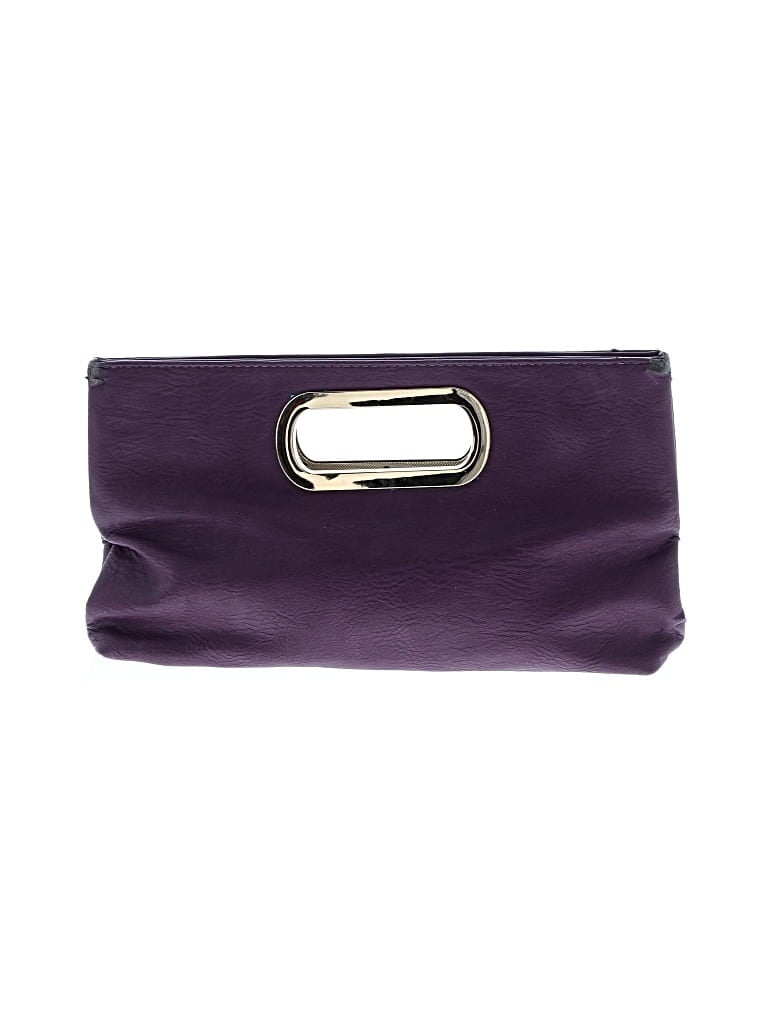Pre-owned Charming Charlie Clutch In Purple