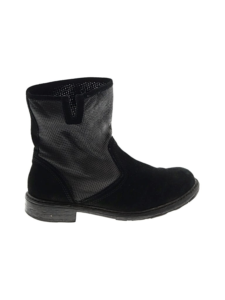 Pre-owned Sundance Ankle Boots In Black
